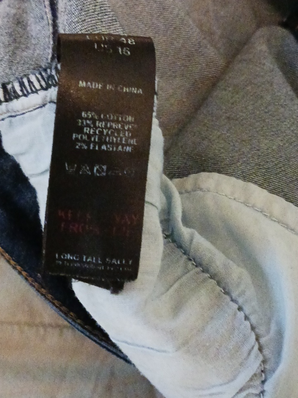 Women's Long Tall Sally 5 Pocket Jean - Picture 9 of 9